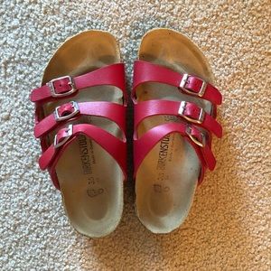 Red Birkenstocks